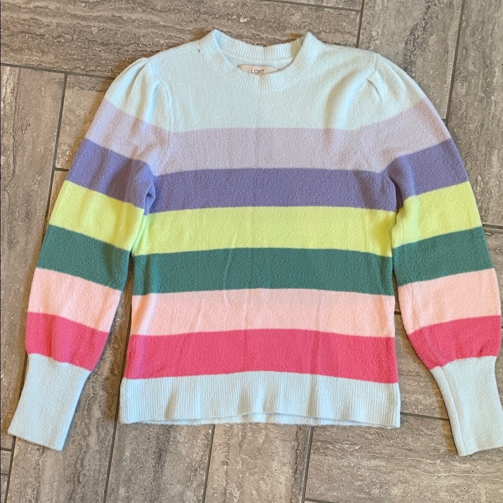 LOFT Striped Sweater